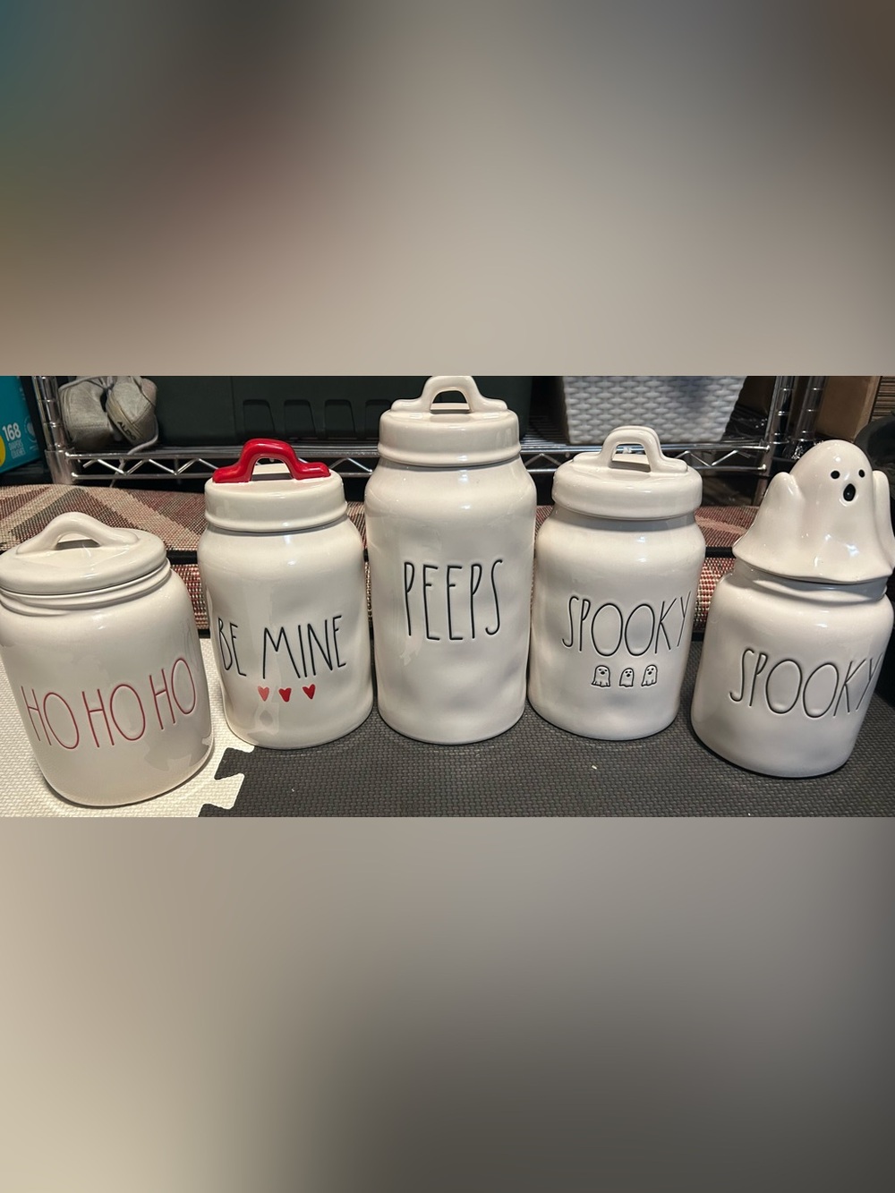 Rae Dunn canister lot